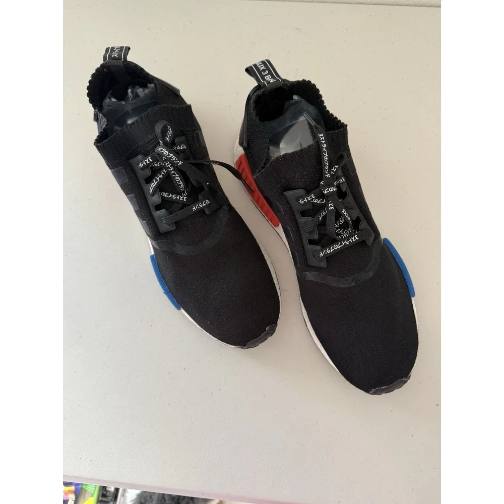 Size 12.5 - adidas NMD R1 Black 2015